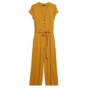 Banana Republic Ribbed Knit Cropped Jumpsuit NWT